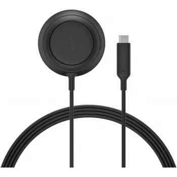 Belkin UltraCharge 25W Qi2 bezdrôtová nabíjacia podložka s kickstand a napájacím zdrojom, čierna