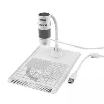 Digitálny mikroskop Carson EFLEX 300x, 75–300× zväčšenie, 1600×1200 kamera, sivá/biela