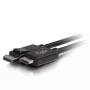 C2G 3m adaptérový kábel DisplayPort konektor samec na HDMI konektor samec čierny