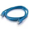 Sieťový kábel C2G 2m Cat5e RJ-45 U/UTP modrý