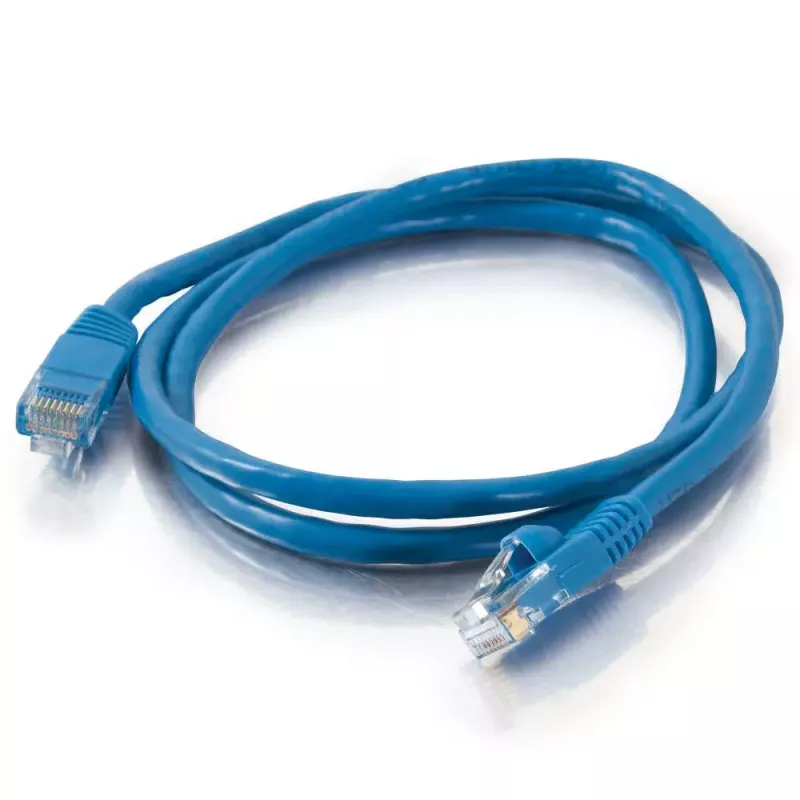 Sieťový kábel C2G 2m Cat5e RJ-45 U/UTP modrý