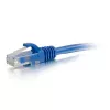 Sieťový kábel C2G 2m Cat5e RJ-45 U/UTP modrý