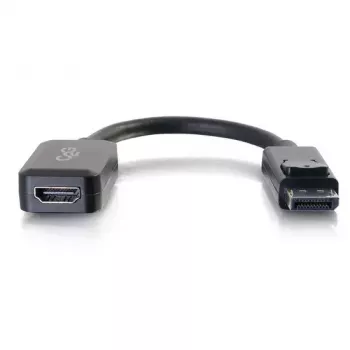 C2G 8in adaptér konvertor DisplayPort konektor samec na HDMI konektor samica čierny