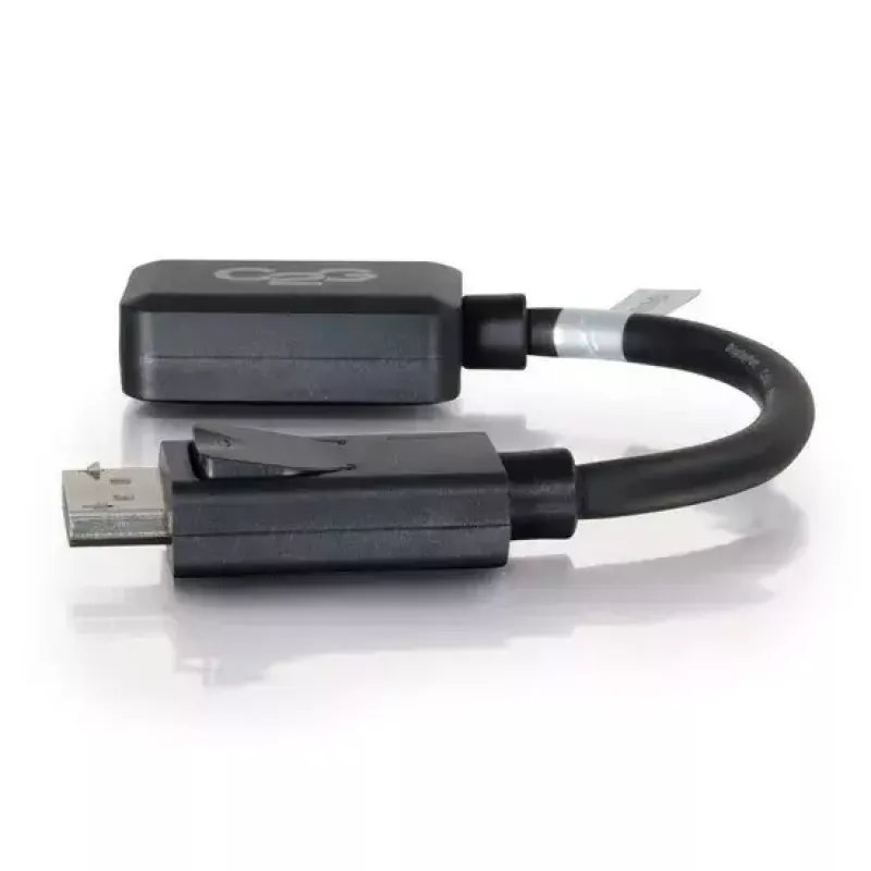 C2G 8in adaptér konvertor DisplayPort konektor samec na HDMI konektor samica čierny