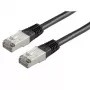 Sieťový kábel ROLINE FTP patch kábel Cat.5e RJ-45 0,5 m čierny