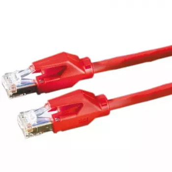 Patch kábel Draka Comteq HP-FTP Cat6 červený 1 m
