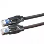 S/FTP patch kábel Cat6 Dätwyler 15 m čierny