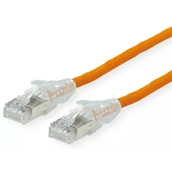 Sieťový kábel Dätwyler Cables 21.05.0517 oranžový 1 m Cat6a S/FTP