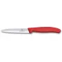 Kuchynský nôž Victorinox Swiss Classic 10 cm nôž na zeleninu, červený rukoväť