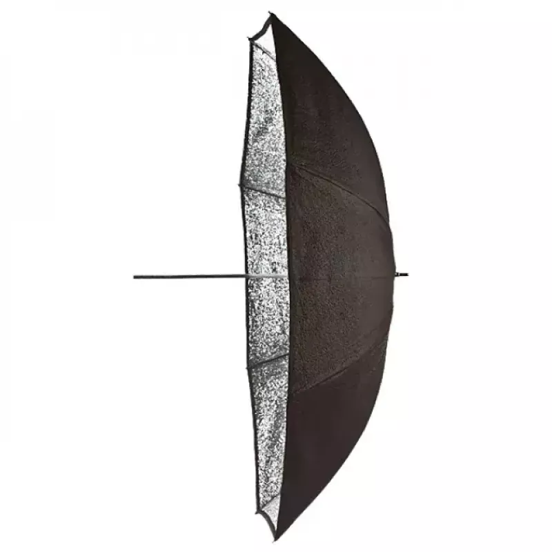 Reflektorový dáždnik čierny strieborný transparentný Elinchrom 26062 priemer 83 cm