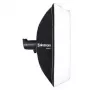 Softbox Elinchrom Rotalux Squarebox 1000×1000×420 mm, čierna/strieborná