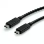 USB kábel VALUE 11.99.9057 USB 3.2 Gen 2 0,5 m USB-C čierny