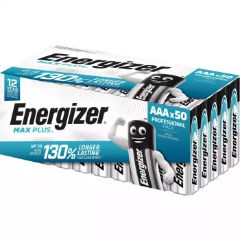 Energizer Max Plus LR03 AAA 1,5V alkalické batérie balenie 50 ks