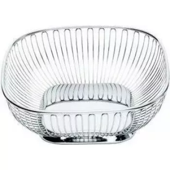 Servírovací kôš Alessi 845 štvorcový nerez 230x230 mm