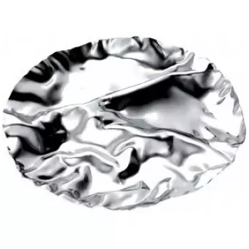 Servírovací tanier Alessi Pepa okrúhly nerez 32,3 cm