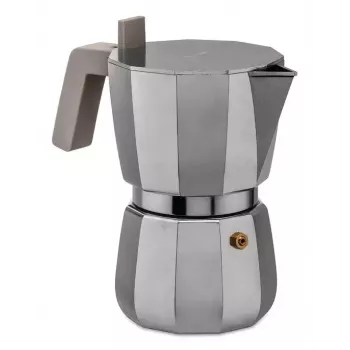 Moka kanvica Alessi Moka 0,07 L sivá