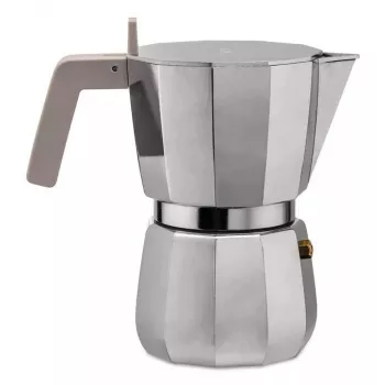 Moka kanvica Alessi Moka 0,07 L sivá