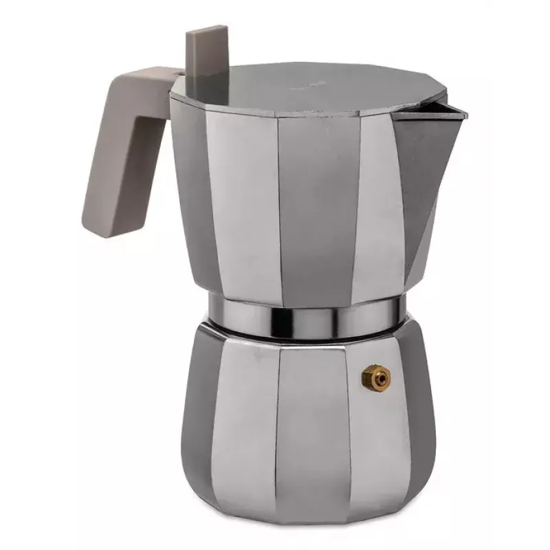 Moka kanvica Alessi Moka 0,3 L sivá