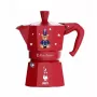 Moka kanvica BIALETTI Moka Express 3 šálky (150 ml) červená espresovač na sporák
