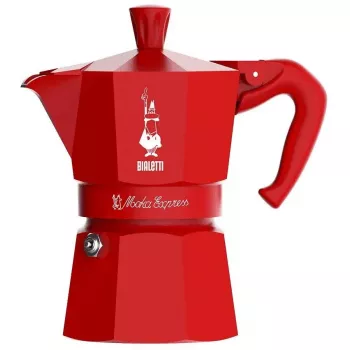 Kávovar na sporák BIALETTI Moka Express 1TZ 1 šálka červený