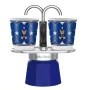 Moka kanvica Bialetti 0005349 čierna modrá nerez hliník