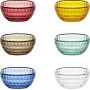 Servírovacie misy Guzzini VANITY sada 6 kusov, sortované farby, 12 cm