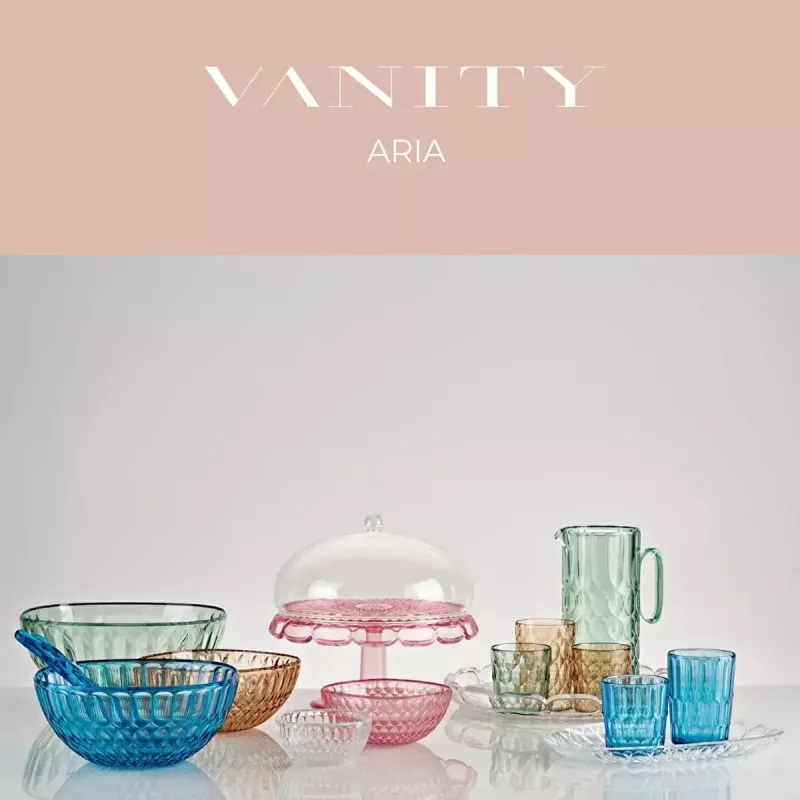 Guzzini Vanity malý podstavec na tortu s poklopom, Flamingo Pink