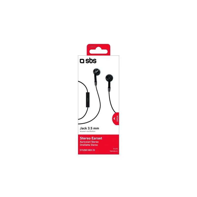 Headset SBS Earset káblový stereo duo
