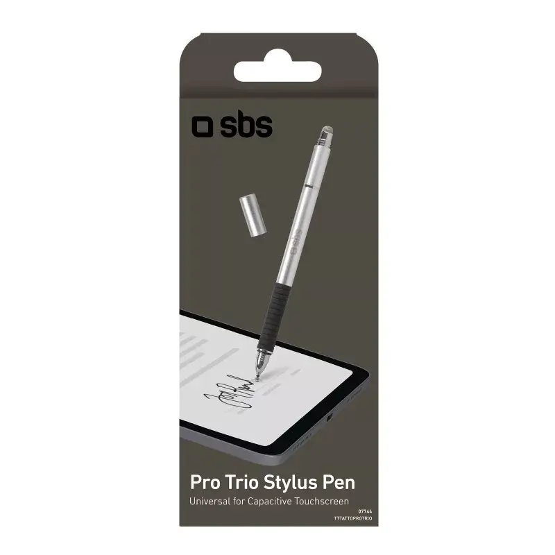 Stylus pero SBS TTTATTOPROTRIO čierna strieborná univerzálna mobilná kompatibilita