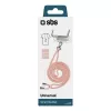 Šnúrka na mobil SBS TEUNILACEP, ružová, textil, 1 ks, dĺžka (balenie) 200 mm