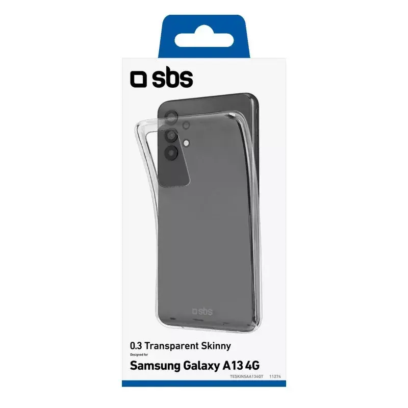 SBS Skinny Cover pre Samsung Galaxy A13 4G, priehľadný