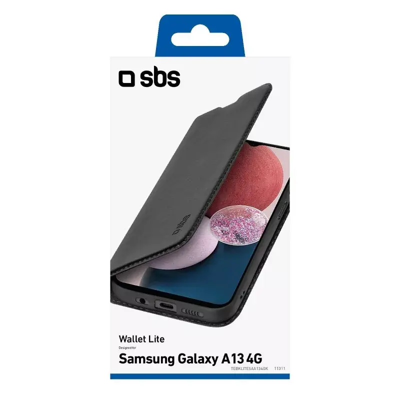 Book Wallet Case SBS TEBKLITESAA134GK pre Samsung Galaxy A13 6,6 palcov čierna