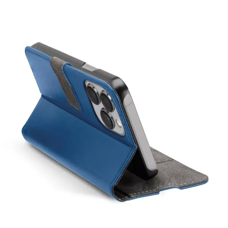 Puzdro peňaženka SBS TEBKWALIP1461PB pre iPhone 14 Pro 15,5 cm modrá
