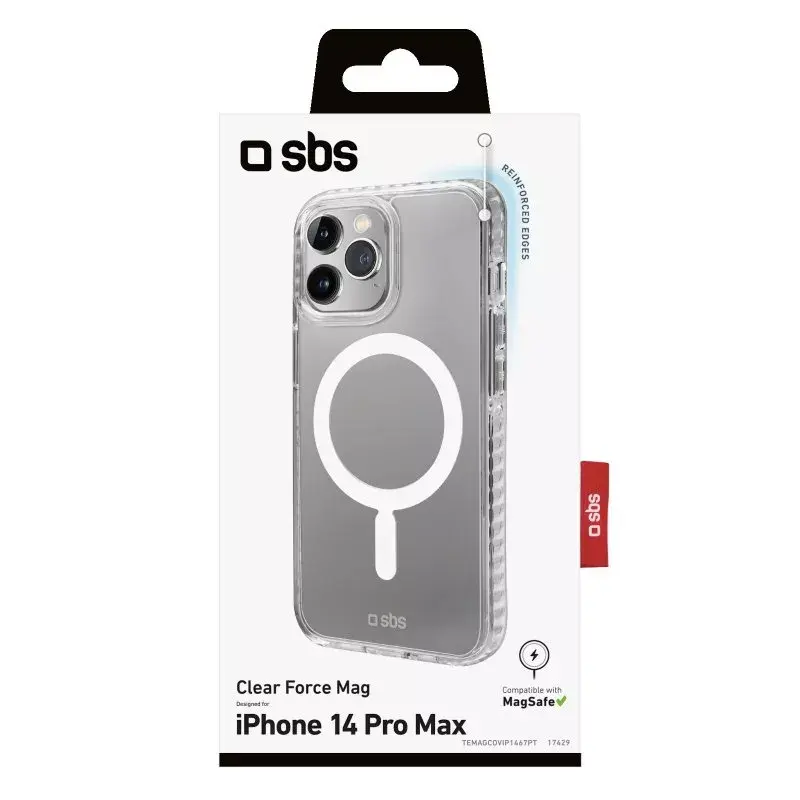Kryt SBS TEMAGCOVIP1467PT pre iPhone 14 Pro Max 17 cm transparentný
