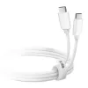 Kábel USB-C na USB-C SBS Mobile TECABLETISSUETCCG, USB 2.0, 1,5 m, biely