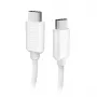 Kábel USB-C na USB-C SBS Mobile TECABLETISSUETCCG, USB 2.0, 1,5 m, biely