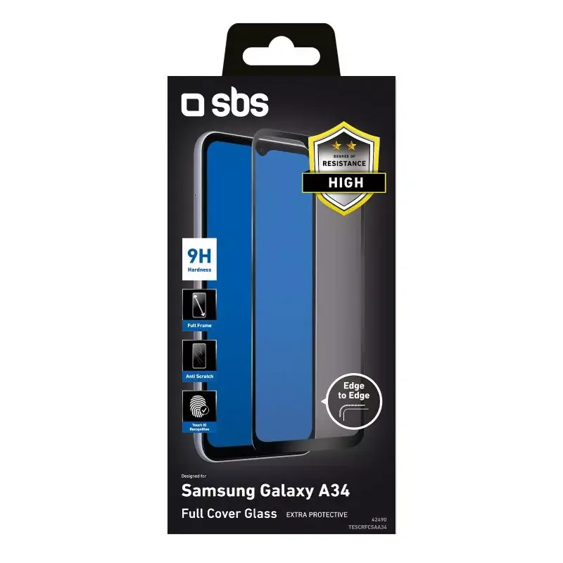 Ochrana displeja SBS TESCRFCSAA34 pre Samsung Galaxy A34 transparentná