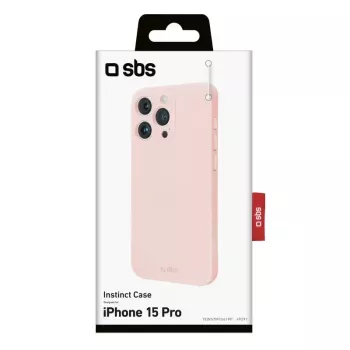 Kryt SBS TEINSTIP1561PP pre iPhone 15 Pro 15,5 cm ružový