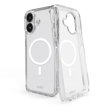 Puzdro SBS Light Mag pre iPhone 16 transparentné 15,5 cm