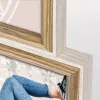 Sada rámov na obrázky ZEP Kriss 4Q drevo hnedá biela 310x340 mm