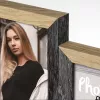 Sada rámov na obrázky ZEP Vercelli čierna hnedá MDF 535x320 mm