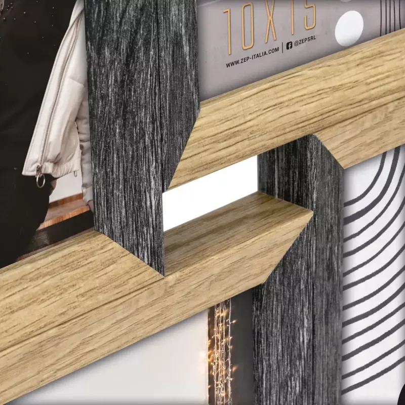 Sada rámov na obrázky ZEP Vercelli čierna hnedá MDF 535x320 mm