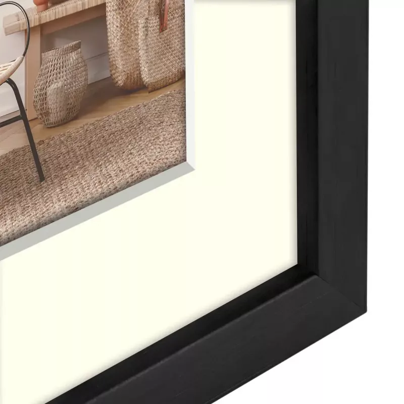 Samostatný rám na obrázky ZEP V4568B čierny drevo 170x220 mm