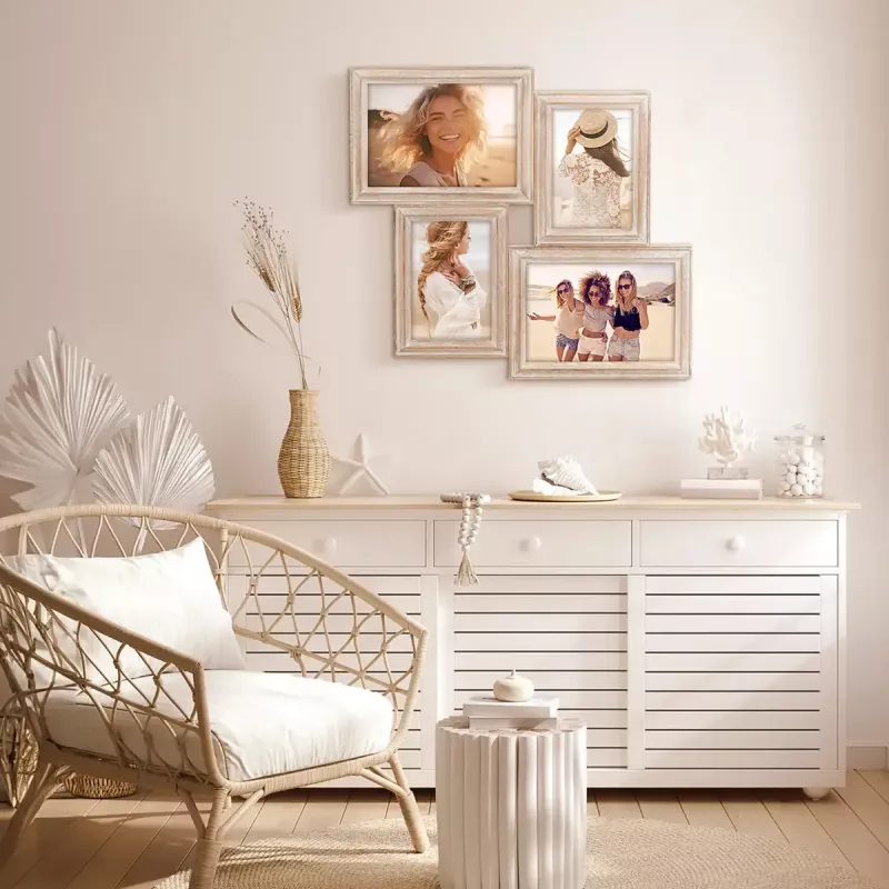 Multi rám na obrázky ZEP AC446B prírodné drevo 390x370 mm