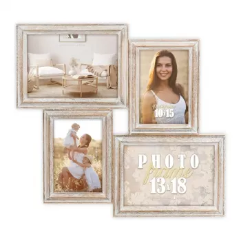 Multi rám na obrázky ZEP AC446B prírodné drevo 390x370 mm