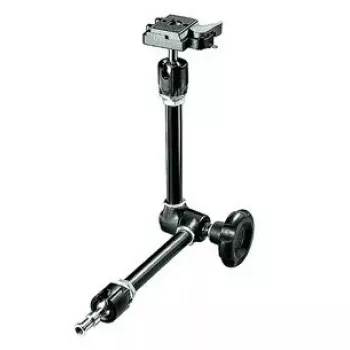 Rameno statívu Manfrotto 244RC Variable Friction ARM s doskou — výška 490 mm, 1,11 kg, čierne