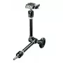 Rameno statívu Manfrotto 244RC Variable Friction ARM s doskou — výška 490 mm, 1,11 kg, čierne