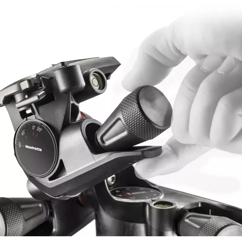 Hlava statívu Manfrotto MHXPRO-3WG čierna technopolymér 3/8 palca