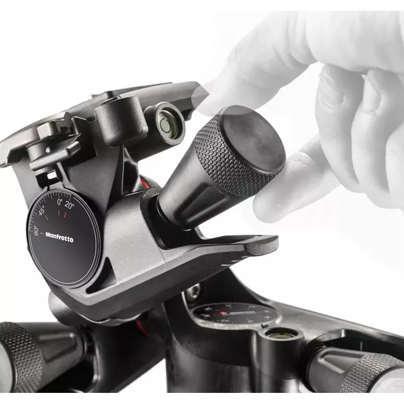 Hlava statívu Manfrotto MHXPRO-3WG čierna technopolymér 3/8 palca