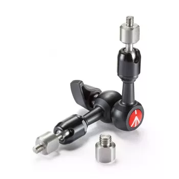 Príslušenstvo k statívu Manfrotto 244MICRO — hliník/nerez, dĺžka 150 mm, nosnosť 3 kg, čierne